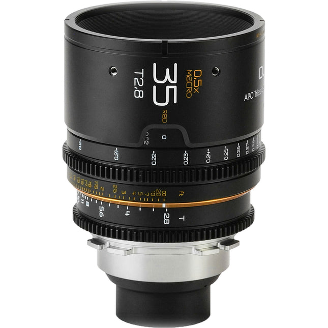 Dulens APO Close-Focus Triassic Prime 35mm T2.8 Lente Cine Full-Frame 7.5" Enfoque Cercano