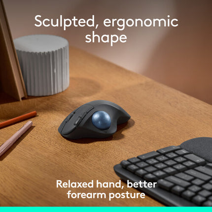 Logitech ERGO M575 Trackball Inalámbrico para Oficina Alcance 10 m Batería AA