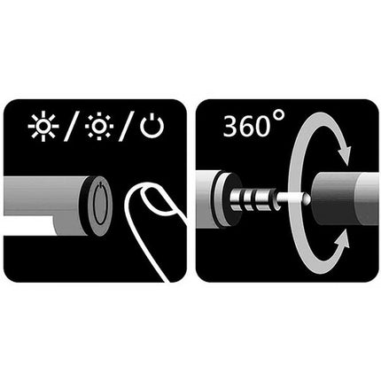 Logickeyboard LogicLight V2 Lámpara LED para teclado USB con 10 LEDs regulables brazo ajustable negra