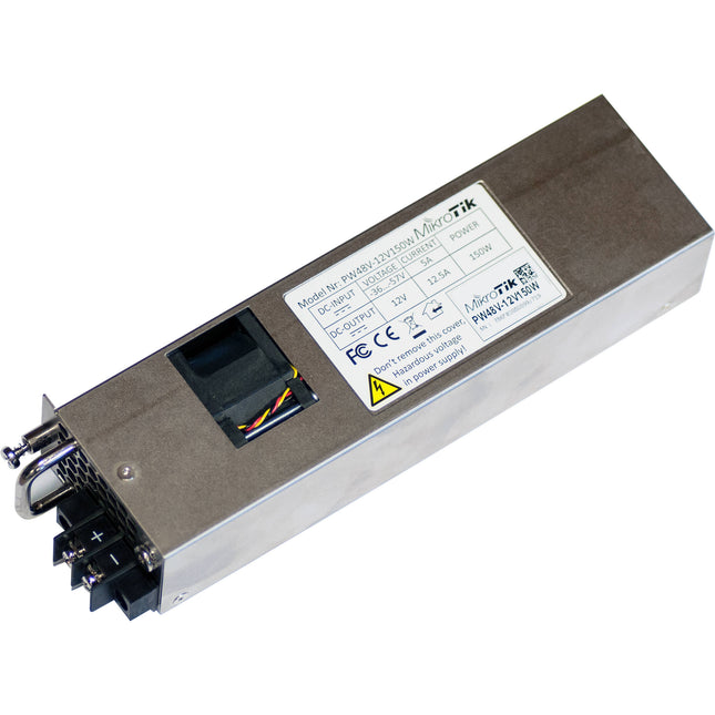 MikroTik Fuente de alimentación Telecom 150W -48V DC Hot-Swappable
