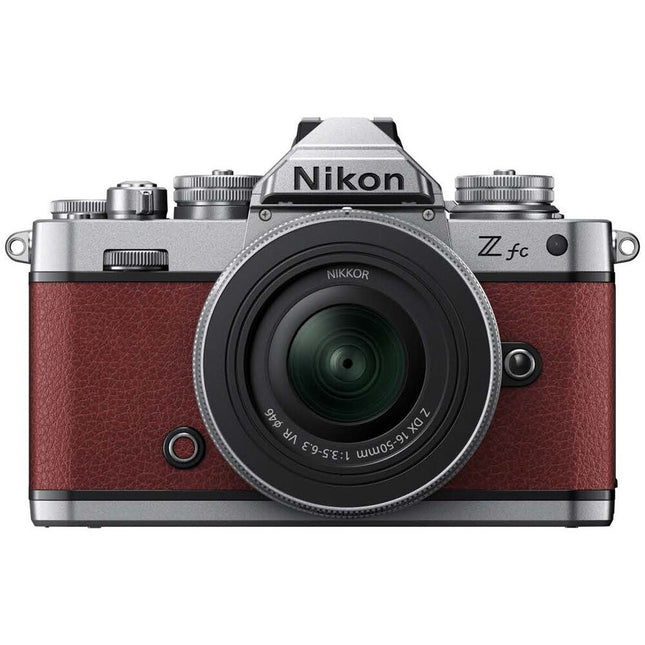Nikon Zfc Cámara sin Espejo 20.9MP 4K UHD con Lente 16-50mm VR Crimson Red