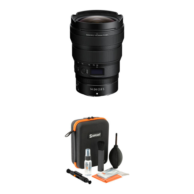 Nikon NIKKOR Z 14-24mm f/2.8 S Zoom gran angular con kit de accesorios