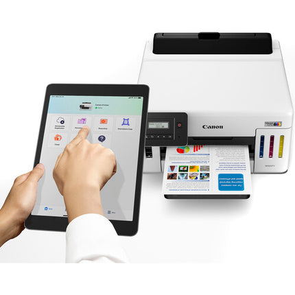 Impresora de inyección de tinta Canon MegaTank GX5120 con 3 botellas GI-26 impresión dúplex y 350 hojas