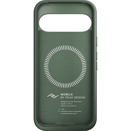 Peak Design Everyday Fabric Loop Funda Pixel 9 Pro Sage Bumper Rubberizado