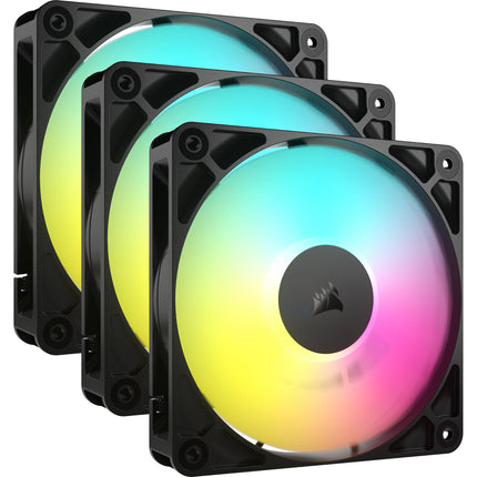 CORSAIR RS120 ARGB Ventilador PWM 120mm 3-Pack 2100 rpm 72.8 CFM