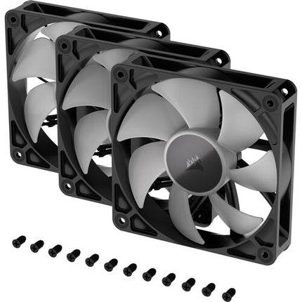 CORSAIR RS120 ARGB Ventilador PWM 120mm 3-Pack 2100 rpm 72.8 CFM