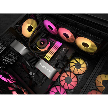 CORSAIR RS120 ARGB Ventilador PWM 120mm 3-Pack 2100 rpm 72.8 CFM