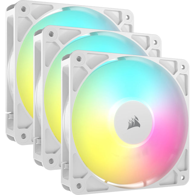 CORSAIR RS120 ARGB Ventilador PWM 120mm 3-Pack 2100 rpm 72.8 CFM