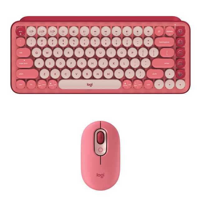 Logitech Wireless POP Teclado Mecánico y Ratón Silencioso Bluetooth