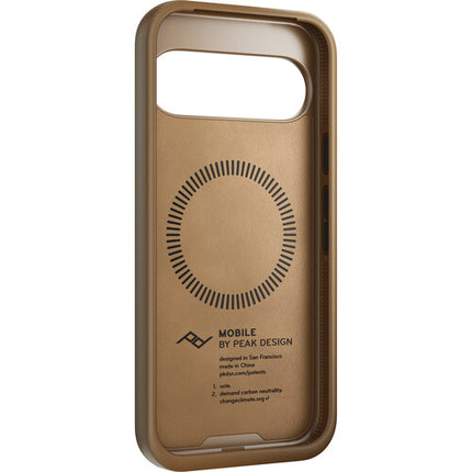 Peak Design Everyday Fabric Case Pixel 9 Funda con Bumper Protector y Botones de Aluminio