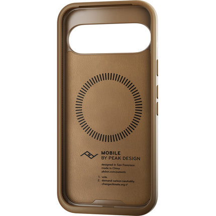 Peak Design Everyday Fabric Case Pixel 9 Funda con Bumper Protector y Botones de Aluminio
