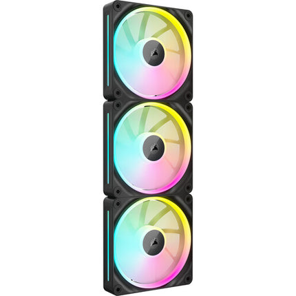 CORSAIR iCUE LINK LX120 RGB Kit Ventiladores PWM 120mm Triple 2400 RPM Hub Incluido