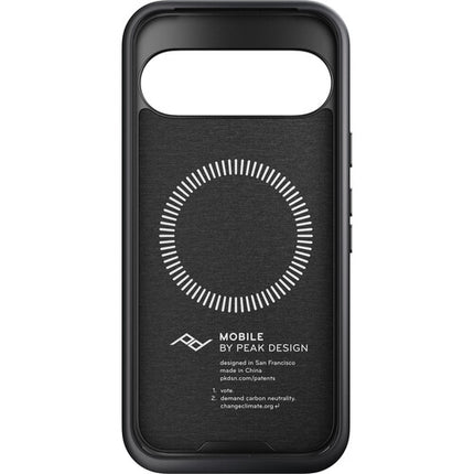Peak Design Everyday Fabric Case Pixel 9 Funda con Bumper y Botones de Aluminio