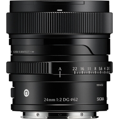 Sigma 24mm f2 DG Contemporary Lente Sony E Angular Rápido