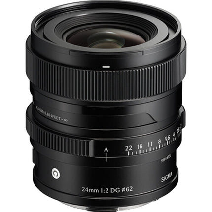 Sigma 24mm f2 DG Contemporary Lente Sony E Angular Rápido