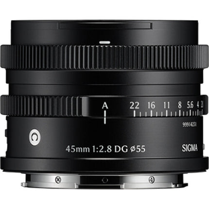 Sigma 45mm f 2.8 DG Contemporary Lente Full Frame f 22 Negro