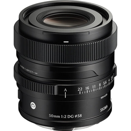 Sigma 50mm f2 DG Contemporary Lente para Sony E F2 a F22 Metal