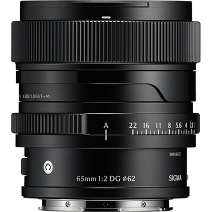 Sigma 65mm f2 DG Objetivo para Sony E con Apertura f22 y Enfoque Rápido