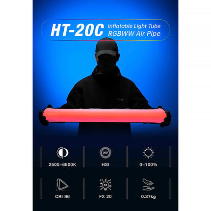 Aparo APARO HT-20C Luz Inflable LED RGBWW 33.5" 655 Lux 55 Min Autonomía