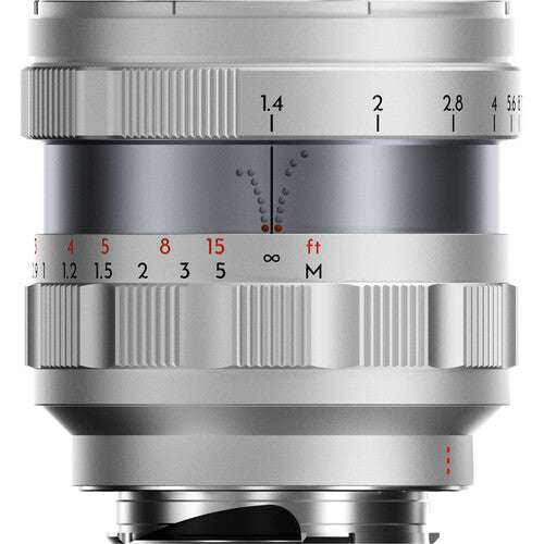 Thypoch Simera 75mm f1.4 ASPH Lente Manual Full Frame Leica M Plata