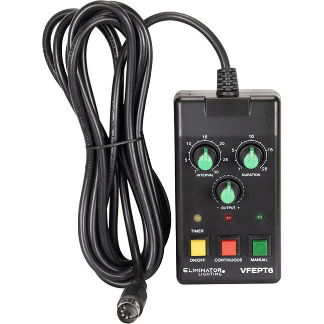 American DJ VFEPT6 Control Remoto Temporizador para Máquinas de Humo con Cable 12' 5 Pines