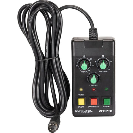 ADJ VFEPT6 Control Remoto Temporizador para Máquinas de Niebla con Cable 12' 5 Pines