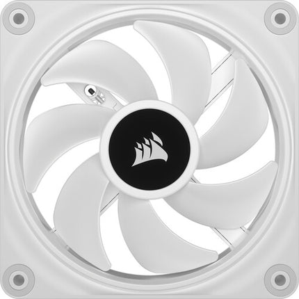 CORSAIR iCUE LINK QX120 RGB Kit ventiladores PWM 3x120mm 2400RPM Blanca