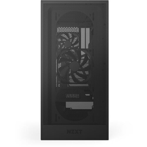 NZXT H5 Flow Caja Mid-Tower Negra Soporta ATX y E-ATX con 2 Ventiladores 120mm