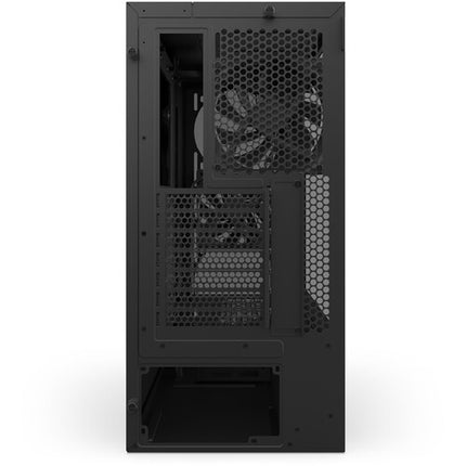 NZXT H5 Flow Caja Mid-Tower Negra Soporta ATX y E-ATX con 2 Ventiladores 120mm