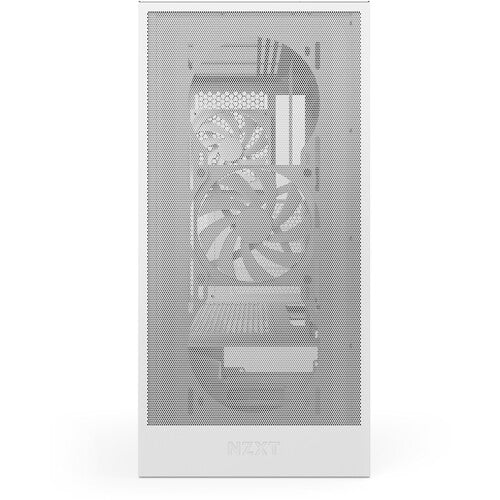 NZXT H5 Flow Caja Mid-Tower Blanca Soporta ATX y Radiador 360mm