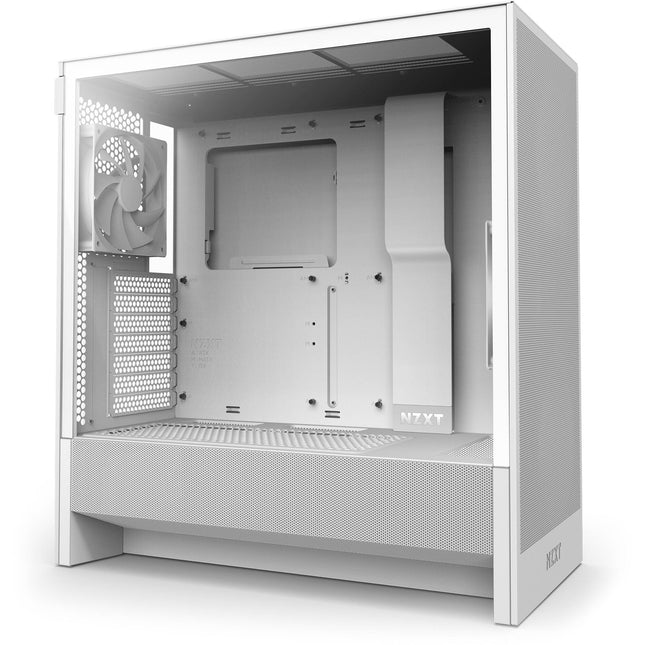 NZXT H5 Flow Caja Mid-Tower Blanca Soporta ATX y Radiador 360mm