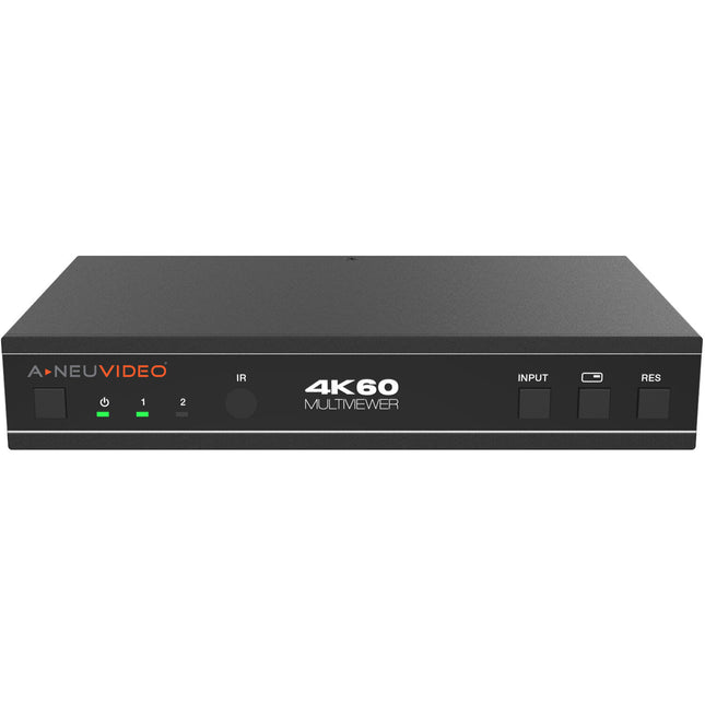 A-Neuvideo 2x1 UHD 4K60 Conmutador de vídeo con 2 entradas HDMI y mando IR