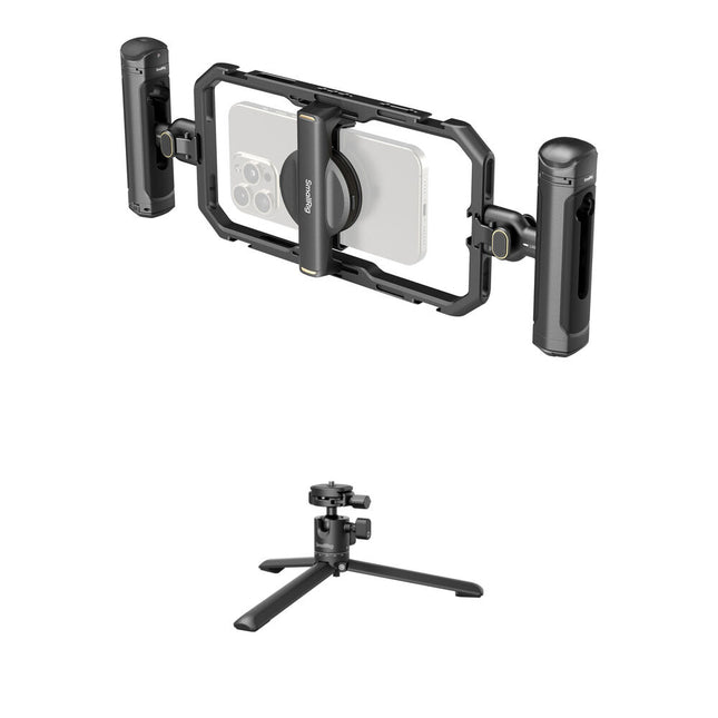 SmallRig Kit de Video para Smartphones Quick Basic con Trípode de Mesa y Cabezal 360°