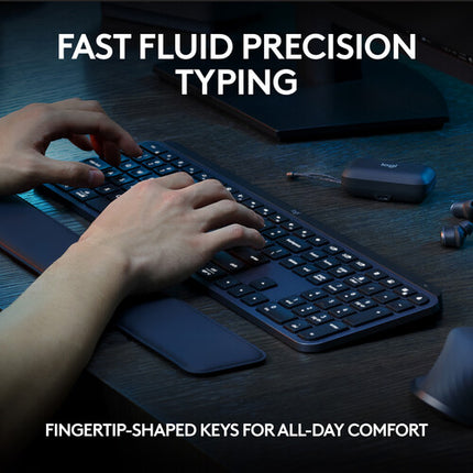 Logitech MX Keys S Teclado inalámbrico Bluetooth 5 meses batería receptor USB-A