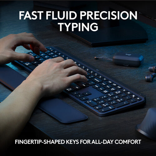Logitech MX Keys S Teclado inalámbrico Bluetooth 5 meses batería receptor USB-A