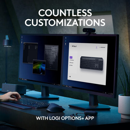 Logitech MX Keys S Teclado inalámbrico Bluetooth 5 meses batería receptor USB-A