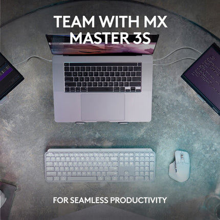 Logitech MX Keys S Teclado inalámbrico Bluetooth 5 meses batería receptor USB-A