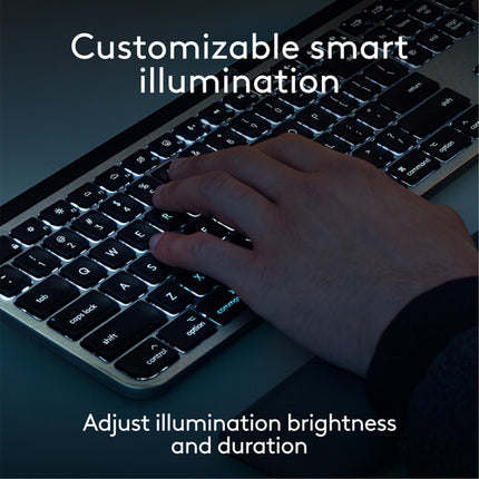 Logitech MX Keys S Teclado Inalámbrico para Mac Bluetooth 5 Meses Batería