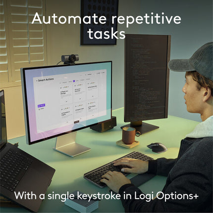 Logitech MX Keys S Teclado Inalámbrico para Mac Bluetooth Iluminación Inteligente 5 Meses Batería USB-C