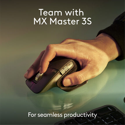 Logitech MX Keys S Teclado Inalámbrico para Mac Bluetooth Iluminación Inteligente 5 Meses Batería USB-C