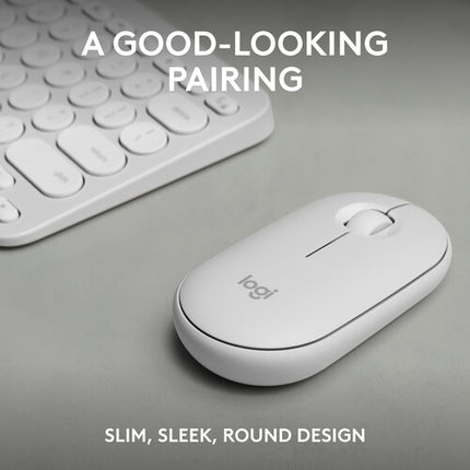 Logitech Pebble 2 Teclado y Ratón Inalámbricos Bluetooth 4000 DPI