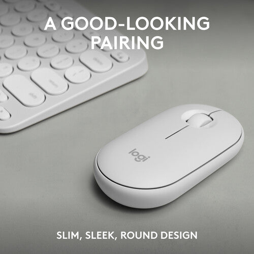 Logitech Pebble 2 Teclado y Ratón Inalámbricos Bluetooth 4000 DPI