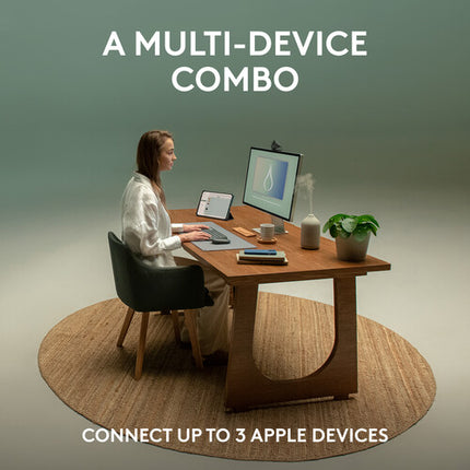 Logitech Pebble 2 Teclado y Ratón Inalámbrico para Mac Bluetooth 4000 DPI