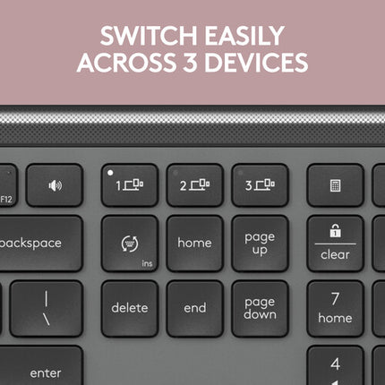 Logitech Signature Slim MK955 Combo Teclado y Ratón Inalámbrico 4000 dpi Bluetooth 5.1
