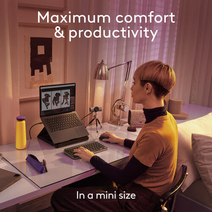 Logitech MX Keys Mini Teclado Inalámbrico para Mac Bluetooth 5.0 Diseño Compacto
