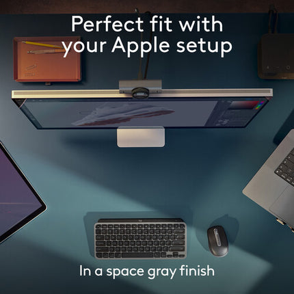 Logitech MX Keys Mini Teclado Inalámbrico para Mac Bluetooth 5.0 Diseño Compacto