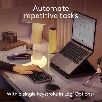Logitech MX Keys Mini Teclado Inalámbrico para Mac Bluetooth 5.0 Diseño Compacto