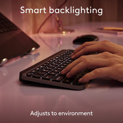 Logitech MX Keys Mini Teclado Inalámbrico para Mac Bluetooth 5.0 Diseño Compacto