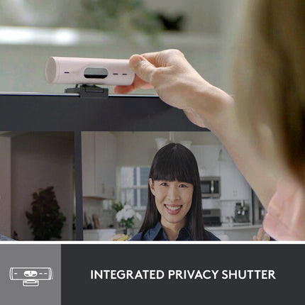 Logitech Brio 500 Webcam Full HD 1080p 30 fps 90° Campo de Visión Rose