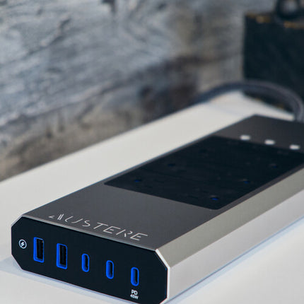 Austere VII Protector contra Sobretensión 6 Tomas 4000 Julios 45W USB-C
